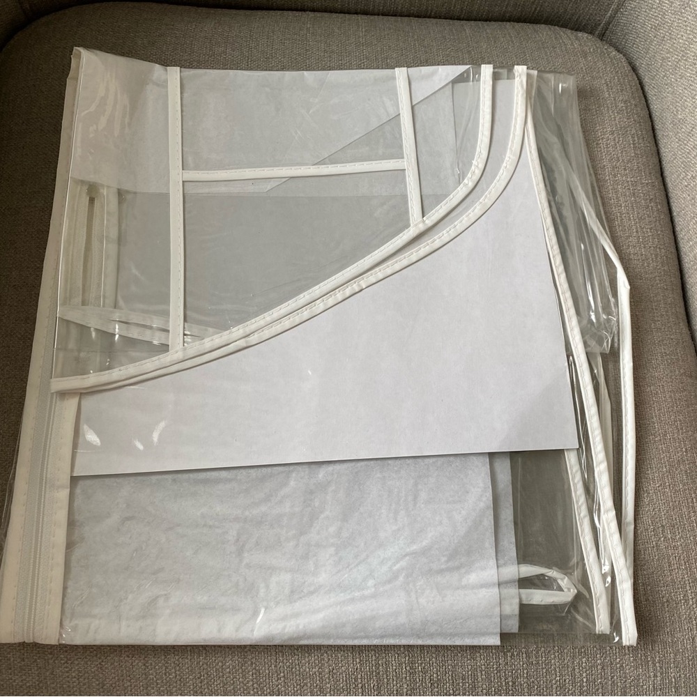 2 New clear Formal & Bridal Gown Bags